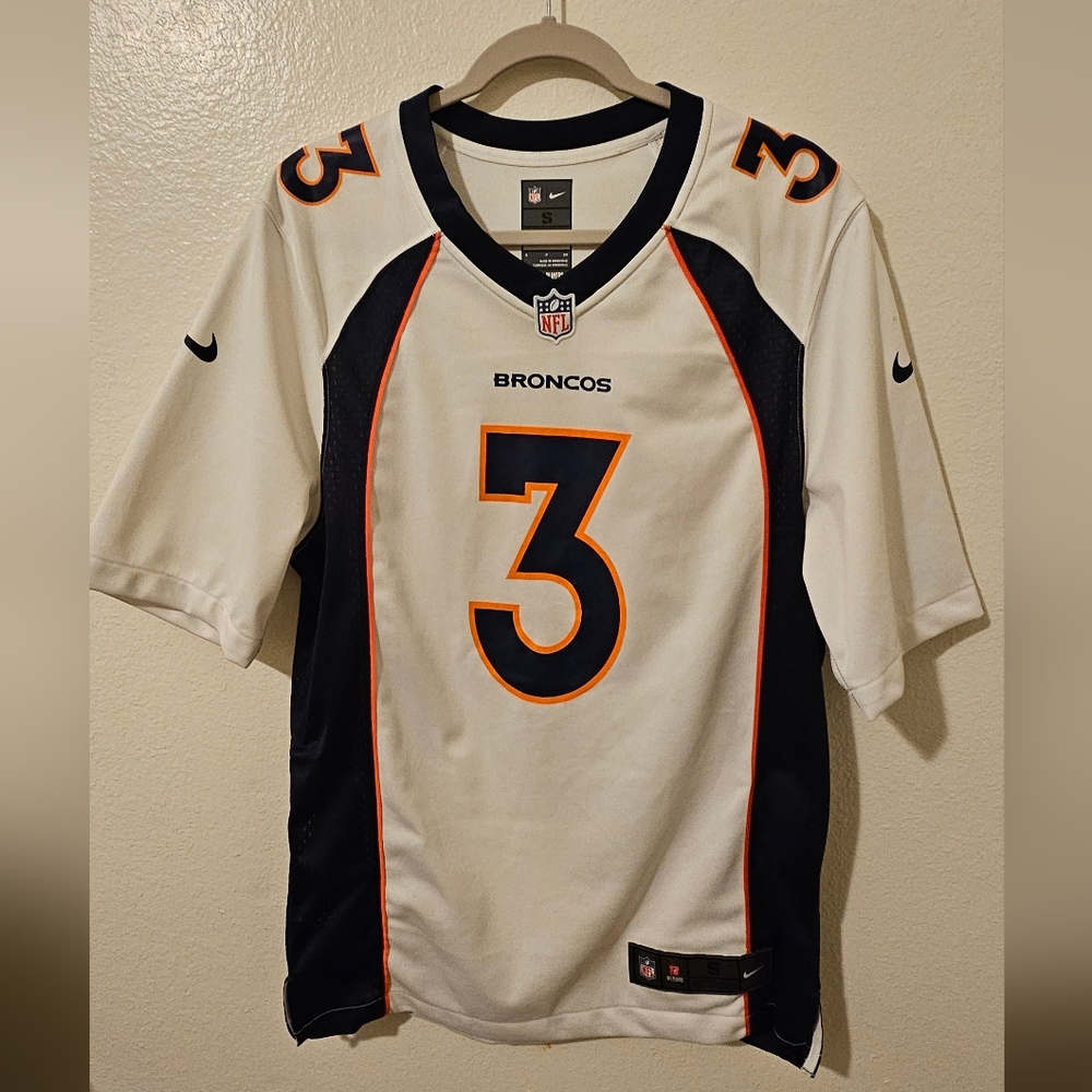 Russell Wilson Denver Broncos Away Jersey Men's Size Small